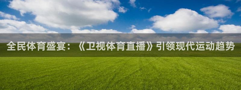 全民体育盛宴：《卫视体育直播》引领现代运动趋势